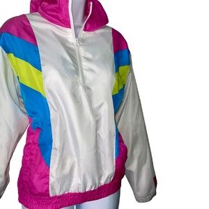 Retro Neon MTV Windbreaker, Small